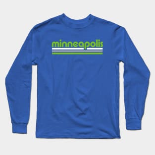 Retro Minneapolis Stripes Long Sleeve T-Shirt